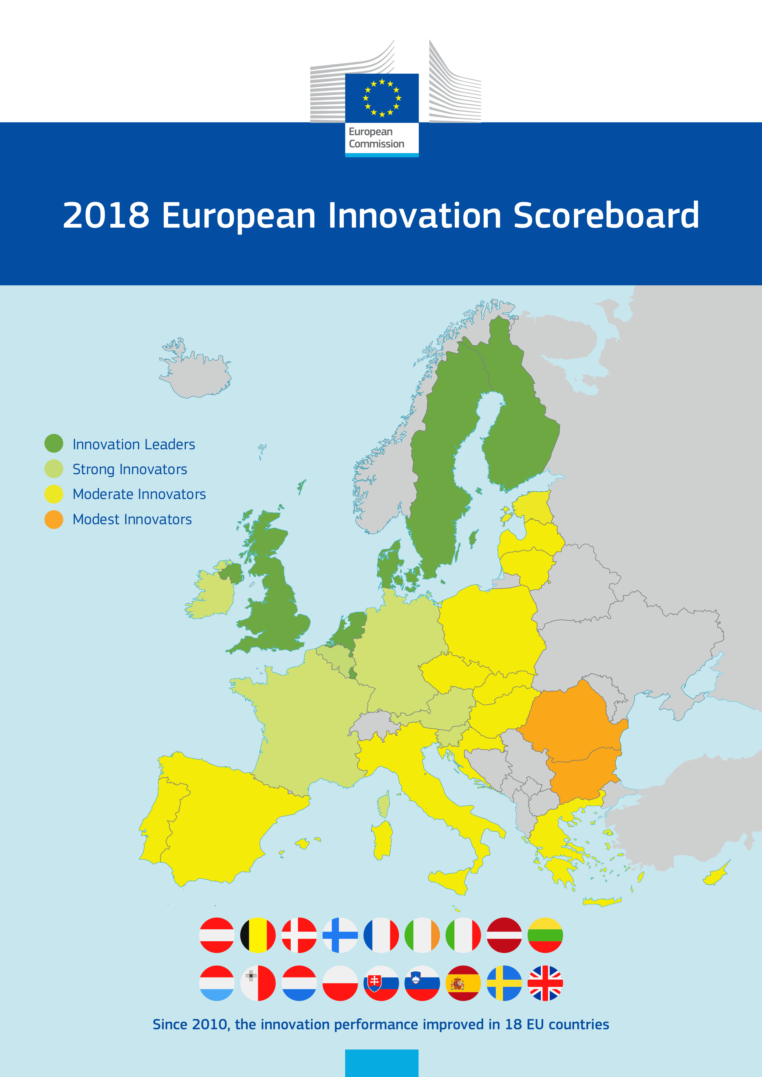 Швеция за пореден път е лидер по иновации в ЕС