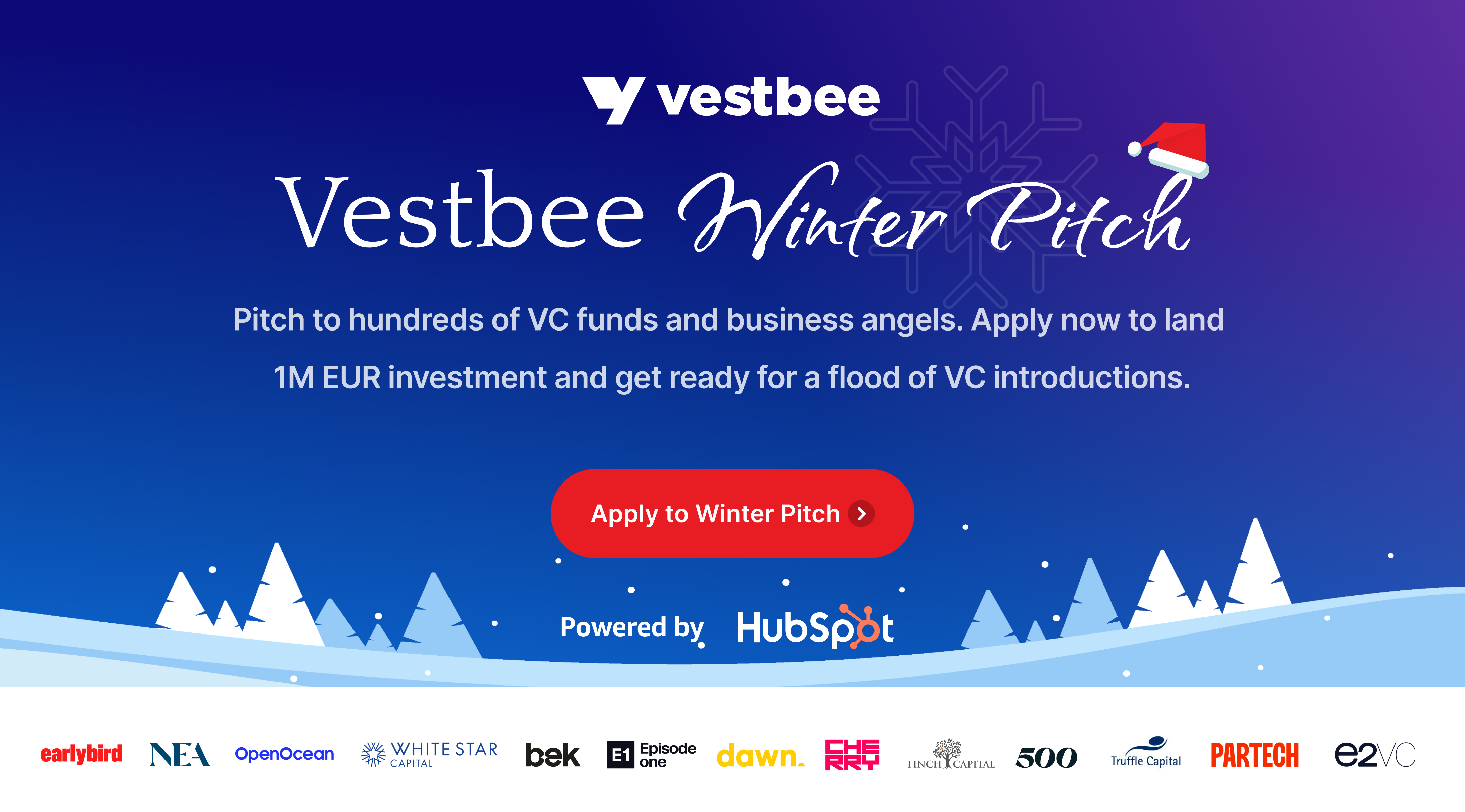  Vestbee стартира Winter Pitch, за да свърже европейски стартъпи с глобални инвеститори с възможности за над 1 милион евро